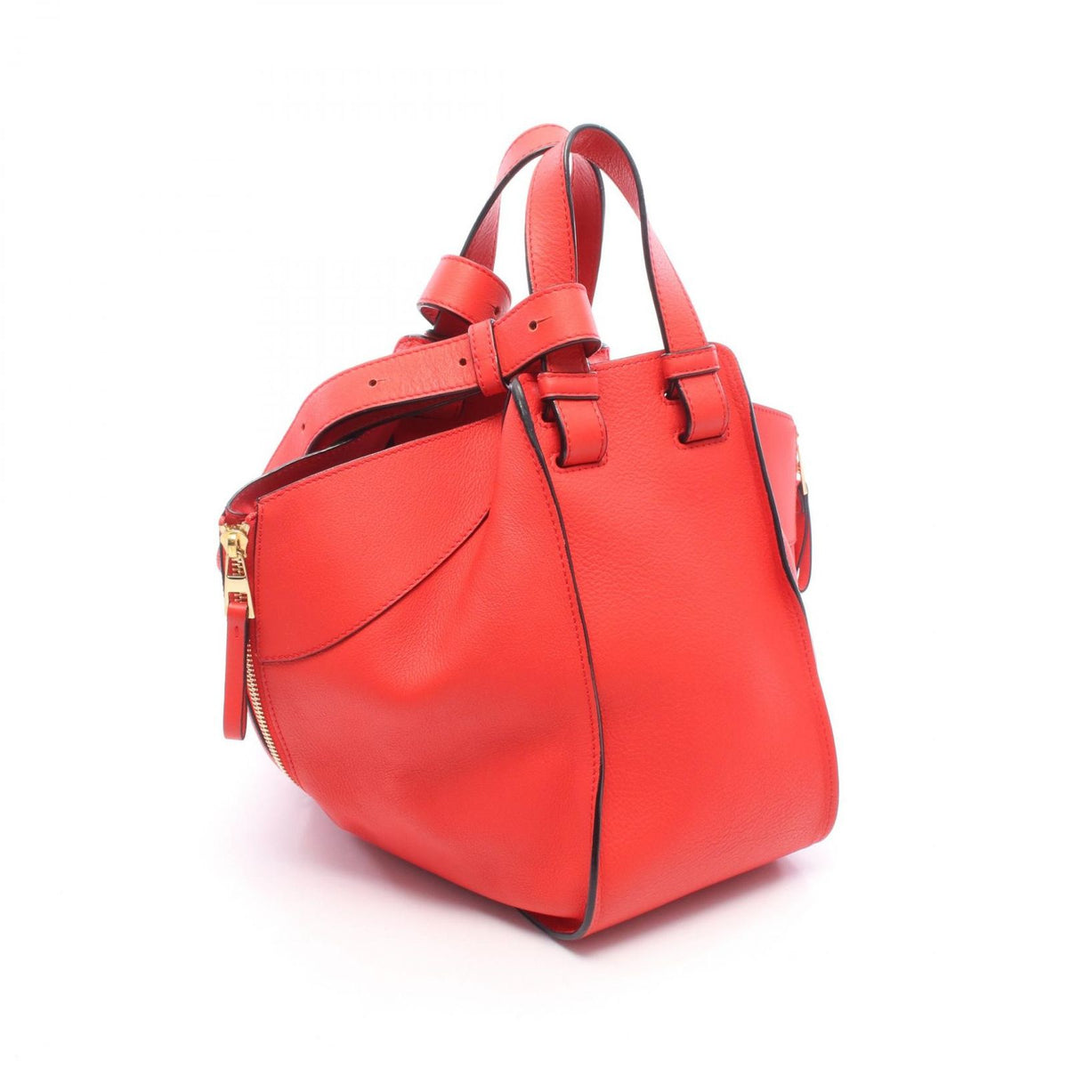 Loewe Handbag Hammock Bag Small 2-Way Red Leather — view 2