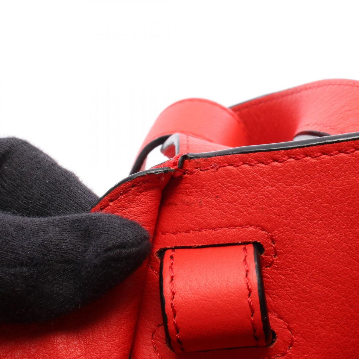 Loewe Handbag Hammock Bag Small 2-Way Red Leather — view 6
