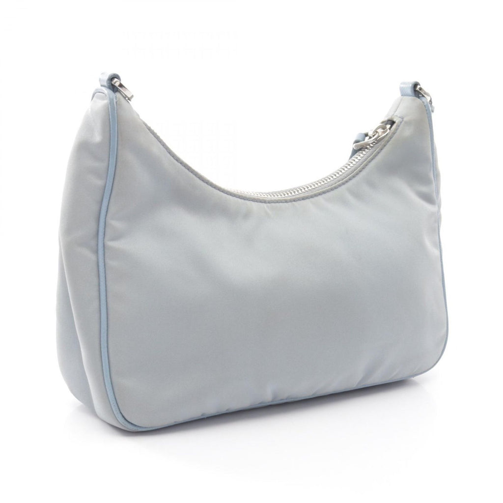 Prada Shoulder Bag Re Edition Light Blue Nylon Saffiano Leather Re 2005 Re-Nylon — view 2
