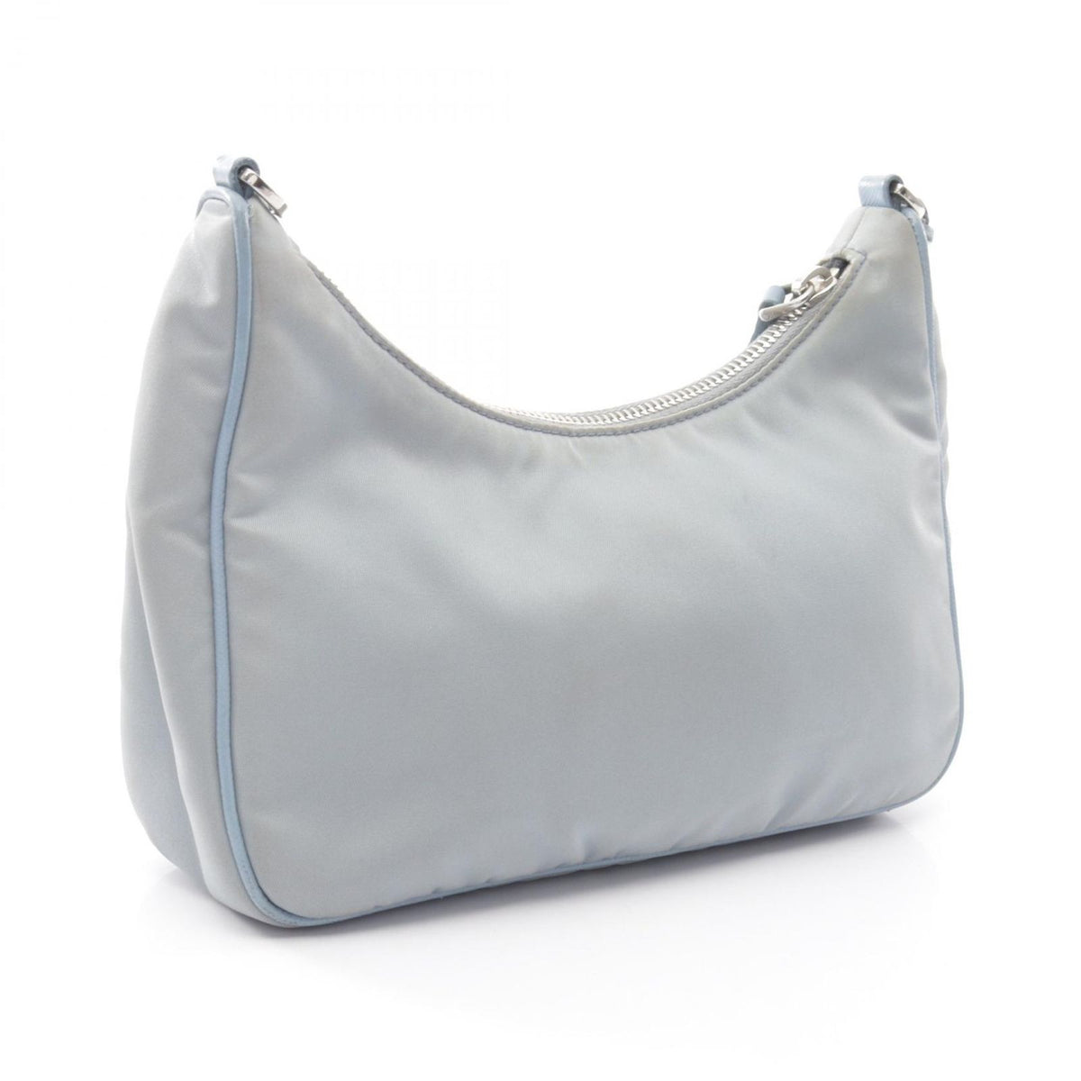 Prada Shoulder Bag Re Edition Light Blue Nylon Saffiano Leather Re 2005 Re-Nylon — view 2