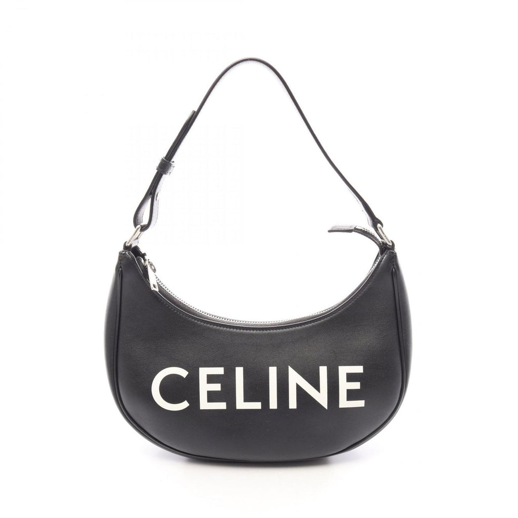 Celine Handbag Ava Medium Black White Leather