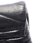 Saint Laurent Paris Shoulder Bag Loulou Medium Black Leather Chain — view 8