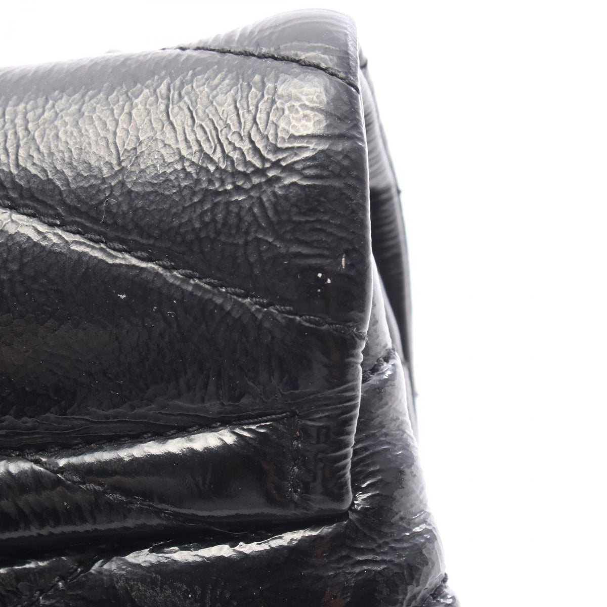 Saint Laurent Paris Shoulder Bag Loulou Medium Black Leather Chain — view 8