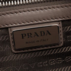 Prada Waist Bag Vitello Daino Greige Leather Triangle Logo — view 4
