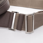 Prada Waist Bag Vitello Daino Greige Leather Triangle Logo — view 7
