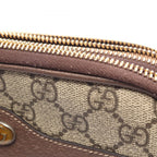 Gucci Shoulder Bag Ophidia GG Supreme Beige Brown Green Leather — view 5