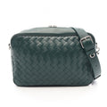 Bottega Veneta Shoulder Bag Intrecciato Medium Green Leather