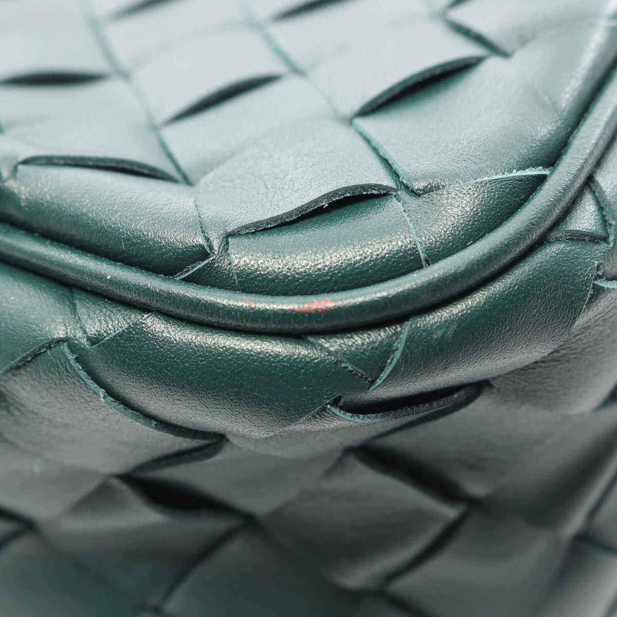 Bottega Veneta Shoulder Bag Intrecciato Medium Green Leather — view 5