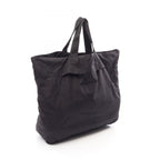 Prada Tote Bag Shopping Black Nylon Triangle Logo — view 2