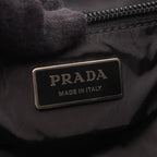 Prada Tote Bag Shopping Black Nylon Triangle Logo — view 4