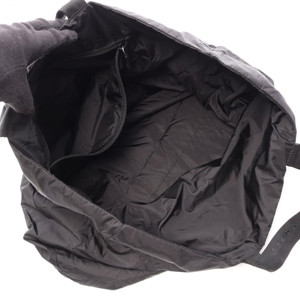 Prada Tote Bag Shopping Black Nylon Triangle Logo — view 3