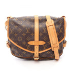 Louis Vuitton Shoulder Bag Saumur 30 Leather