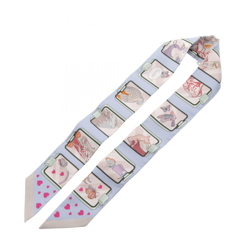Hermes Scarf Twilly Story Ribbon Silk — view 3