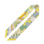 Hermes Scarf Twilly les Murmures de la Foret Ribbon Silk — view 3