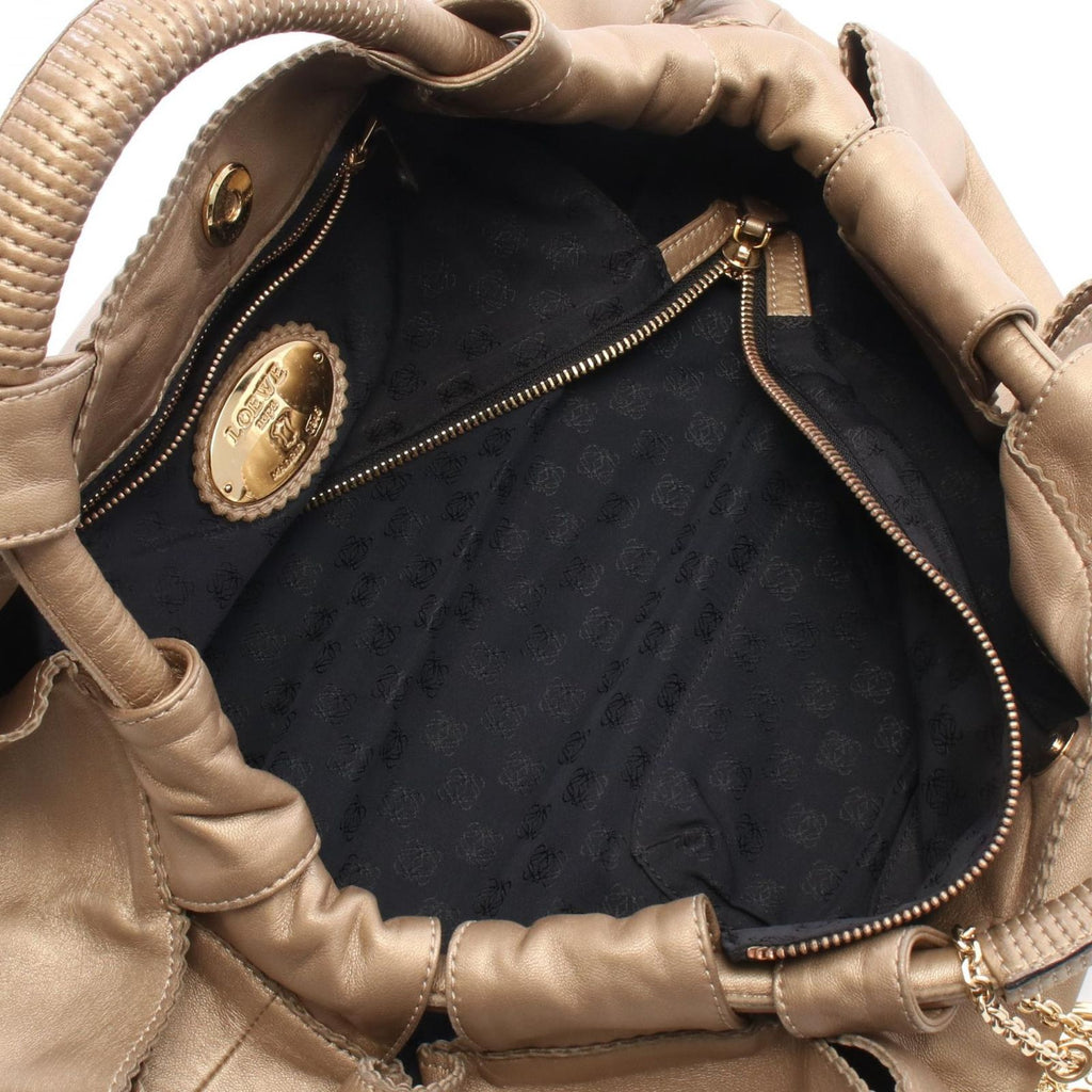 Loewe Handbag Nappa Aire Gold Leather — view 3