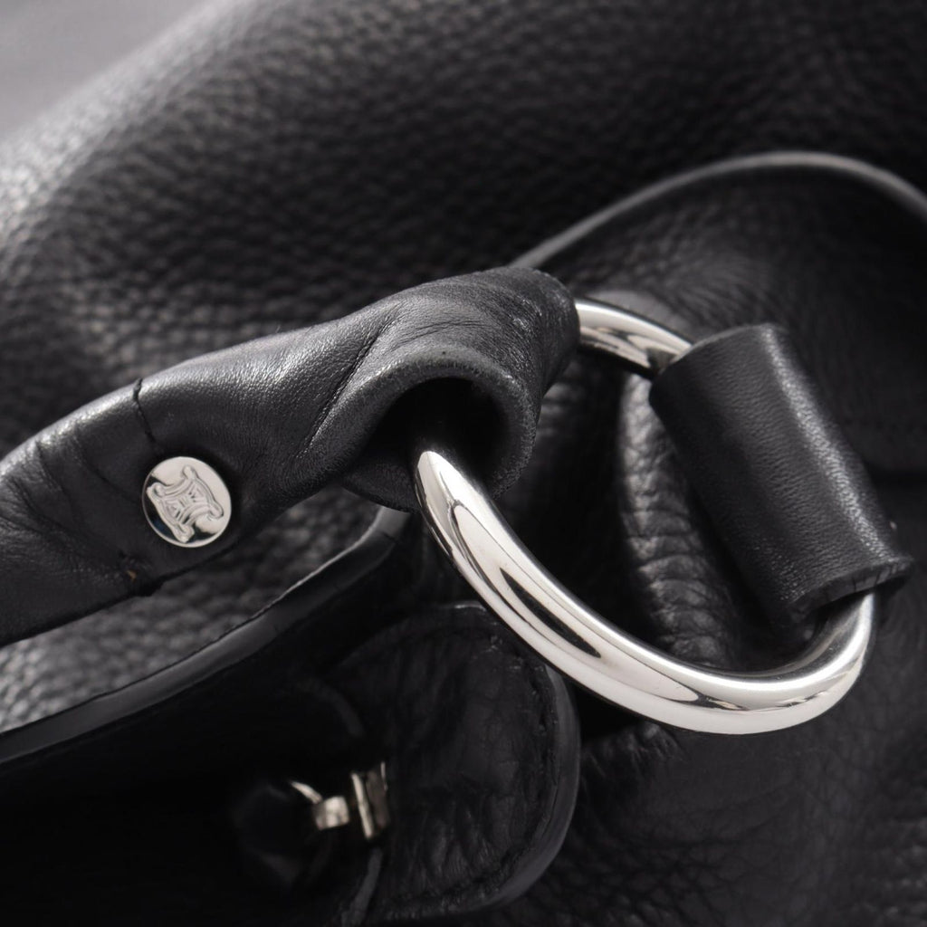 Celine Shoulder Bag Bittersweet Black Leather — view 8