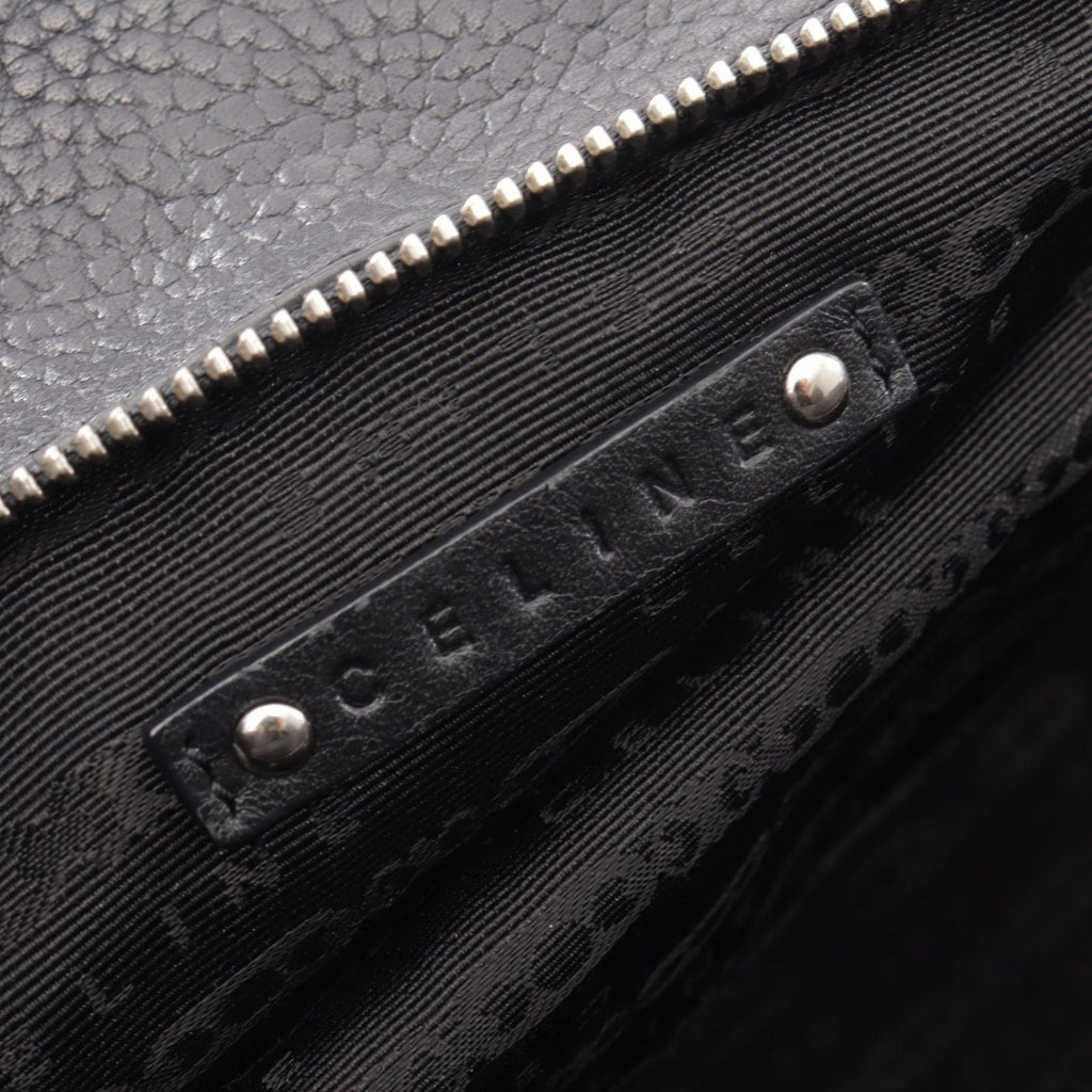 Celine Shoulder Bag Bittersweet Black Leather — view 4