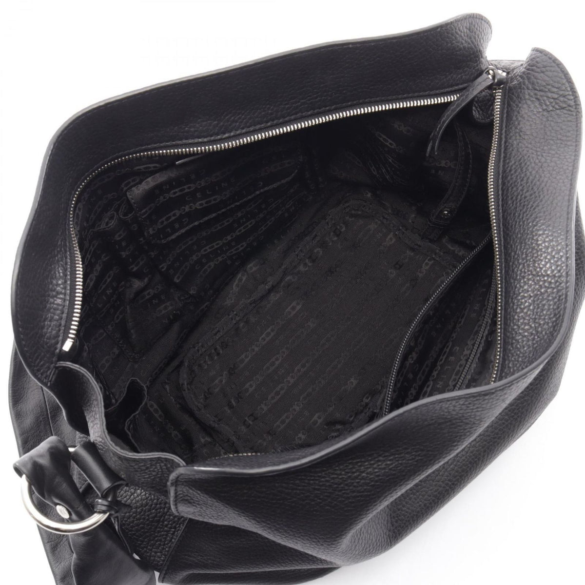 Celine Shoulder Bag Bittersweet Black Leather — view 3