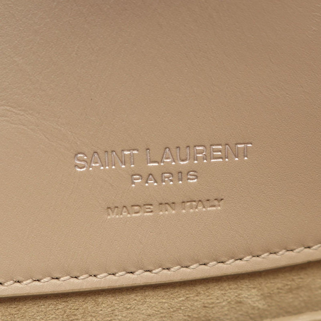Saint Laurent Paris Handbag le 37 Small 2-Way Light Beige Leather — view 4