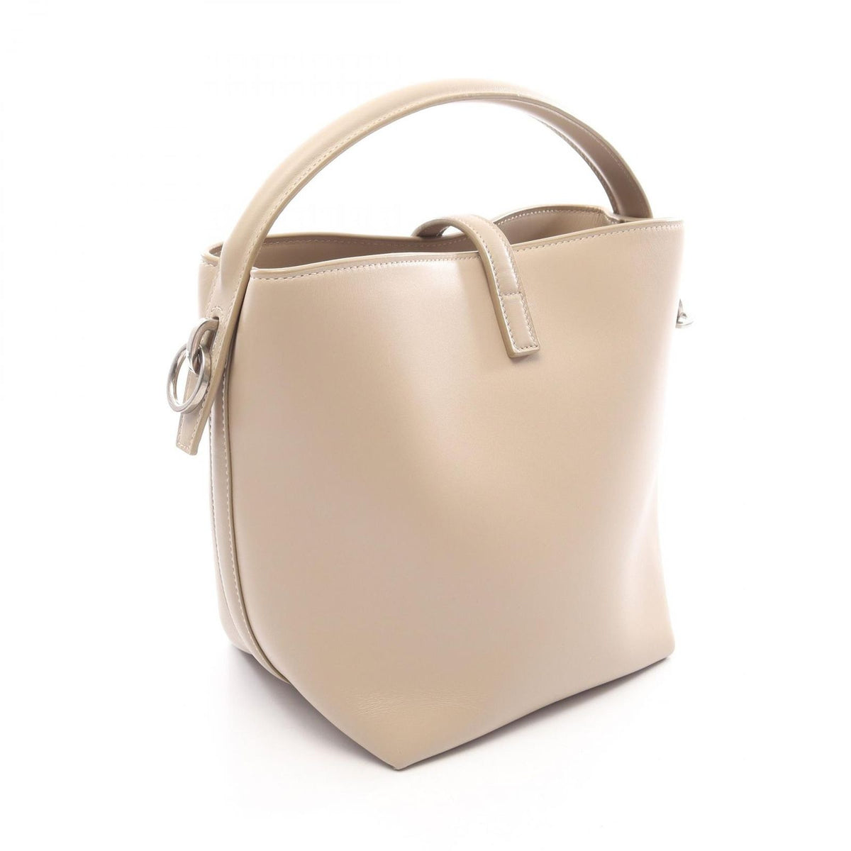 Saint Laurent Paris Handbag le 37 Small 2-Way Light Beige Leather — view 2