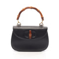 Gucci Handbag Bamboo 000 Black Leather