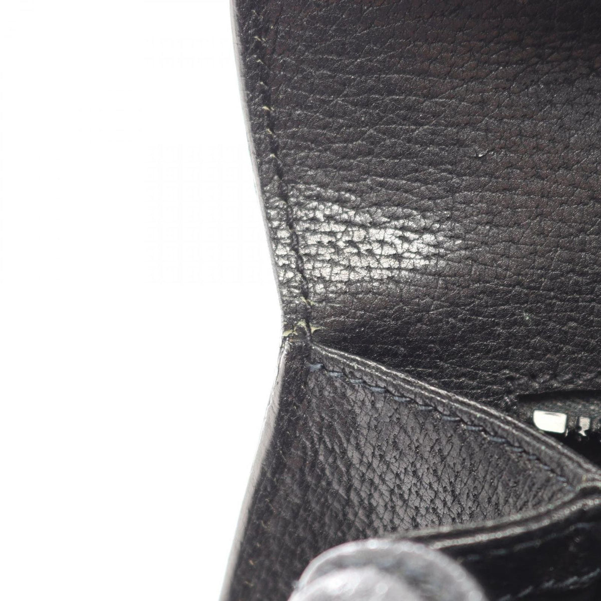 Gucci Handbag Bamboo 99 000 Black Leather Top Handle Hand Bag — view 7