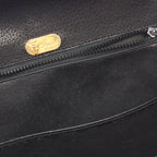Gucci Handbag Bamboo 99 000 Black Leather Top Handle Hand Bag — view 5