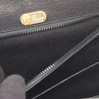 Gucci Handbag Bamboo 99 000 Black Leather Top Handle Hand Bag — view 6