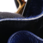 Celine Handbag Trapeze Medium 2-Way Brown Black Blue Leather — view 5