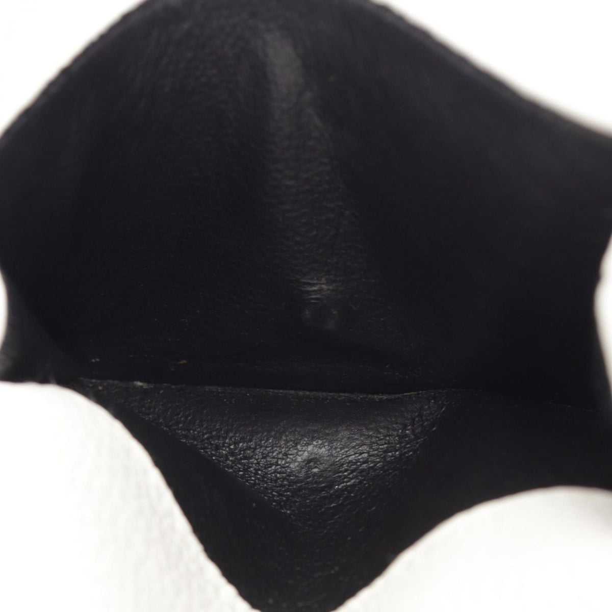 Saint Laurent Paris Trifold Wallet Tiny Compact Black White Leather — view 6