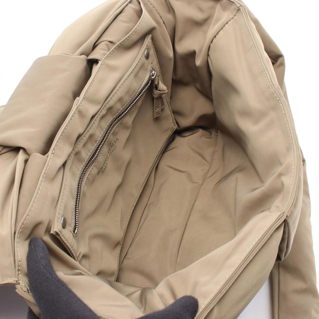 Bottega Veneta Shoulder Bag Padded Tech Cassette Khaki Nylon Large — view 3