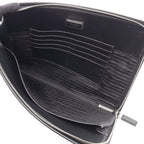 Prada Clutch Saffiano Travel Black Leather — view 3