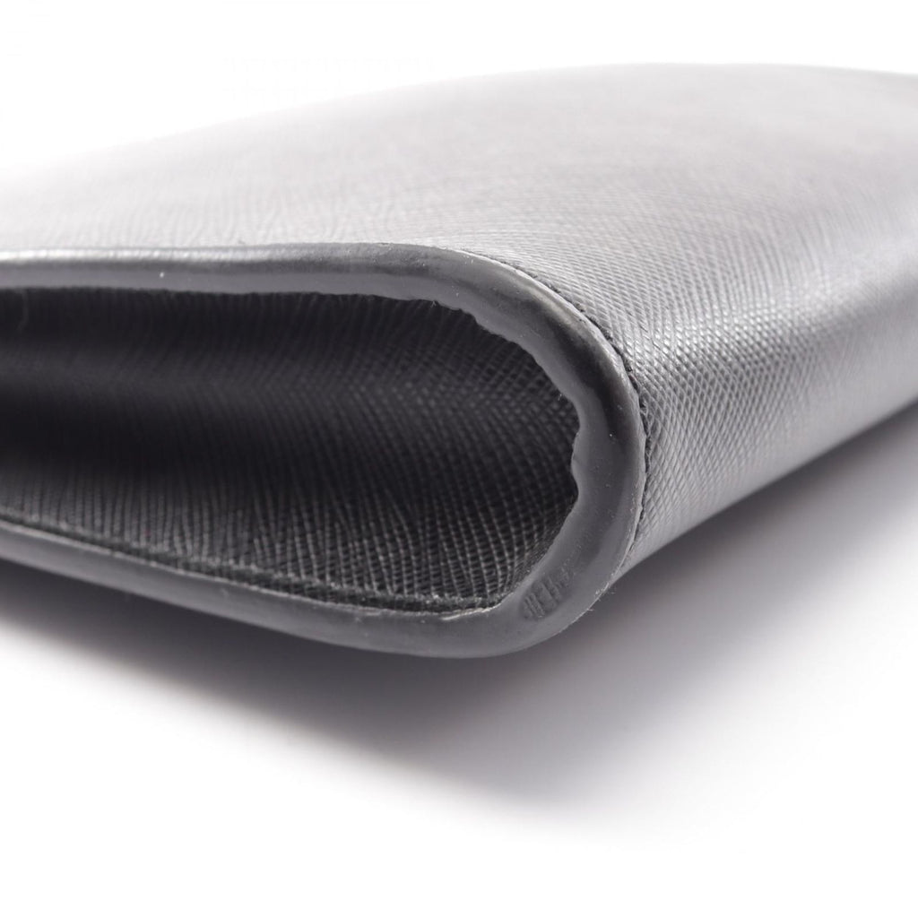 Prada Clutch Saffiano Travel Black Leather — view 6