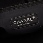 Chanel Tote Bag Paris Biarritz GM Black Leather GM — view 4
