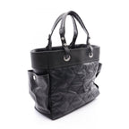 Chanel Tote Bag Paris Biarritz GM Black Leather GM — view 2