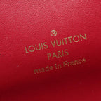 Louis Vuitton Shoulder Bag Portefeuille Flor Chain Monogram Fuchsia Leather — view 4