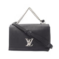Louis Vuitton Handbag Lockme 2 BB Noir Leather