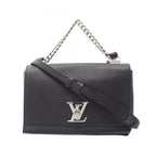 Louis Vuitton Handbag Lockme 2 BB Noir Leather