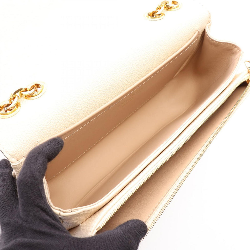 Louis Vuitton Shoulder Bag Malso Monogram Empreinte Cream Leather — view 3
