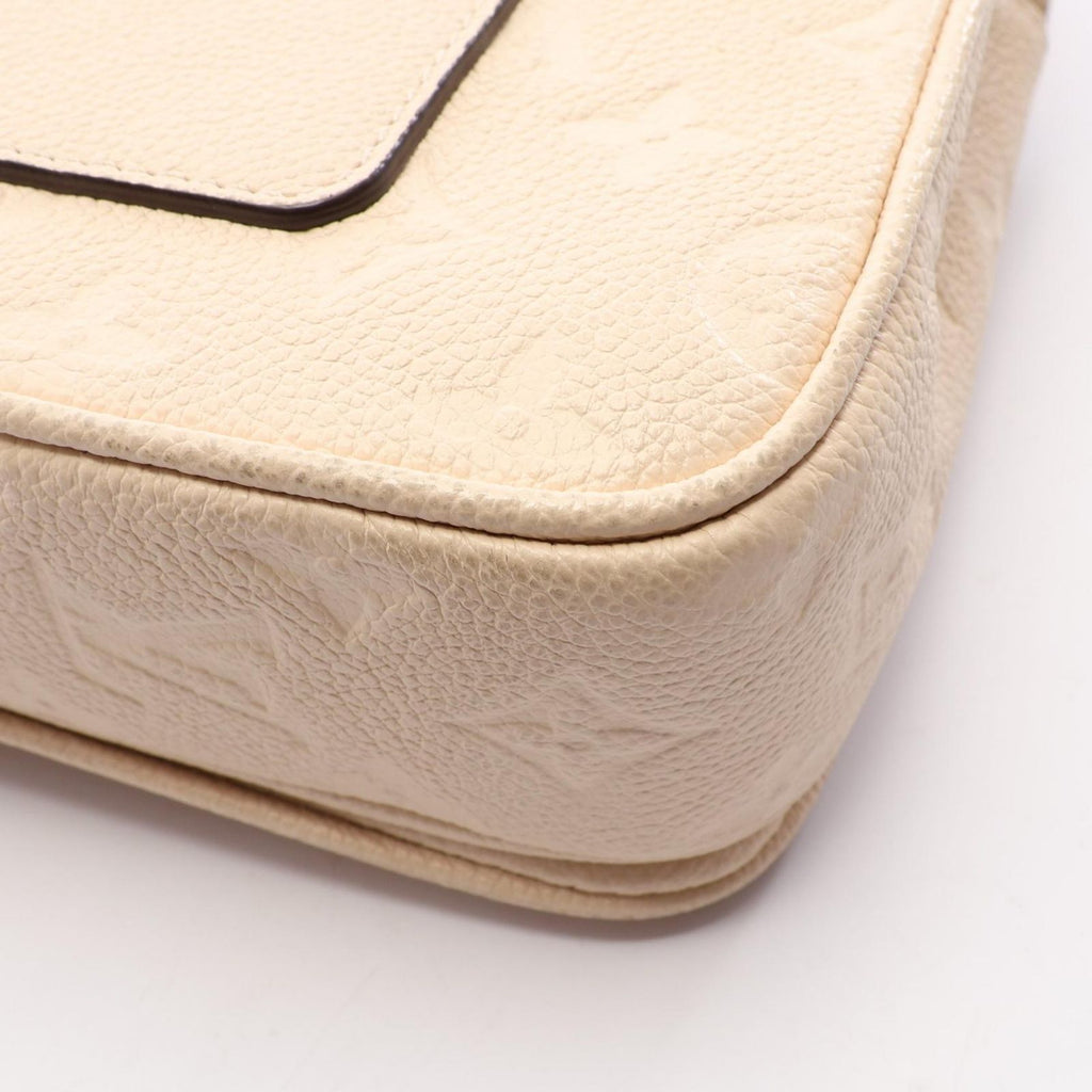 Louis Vuitton Shoulder Bag Malso Monogram Empreinte Cream Leather — view 8