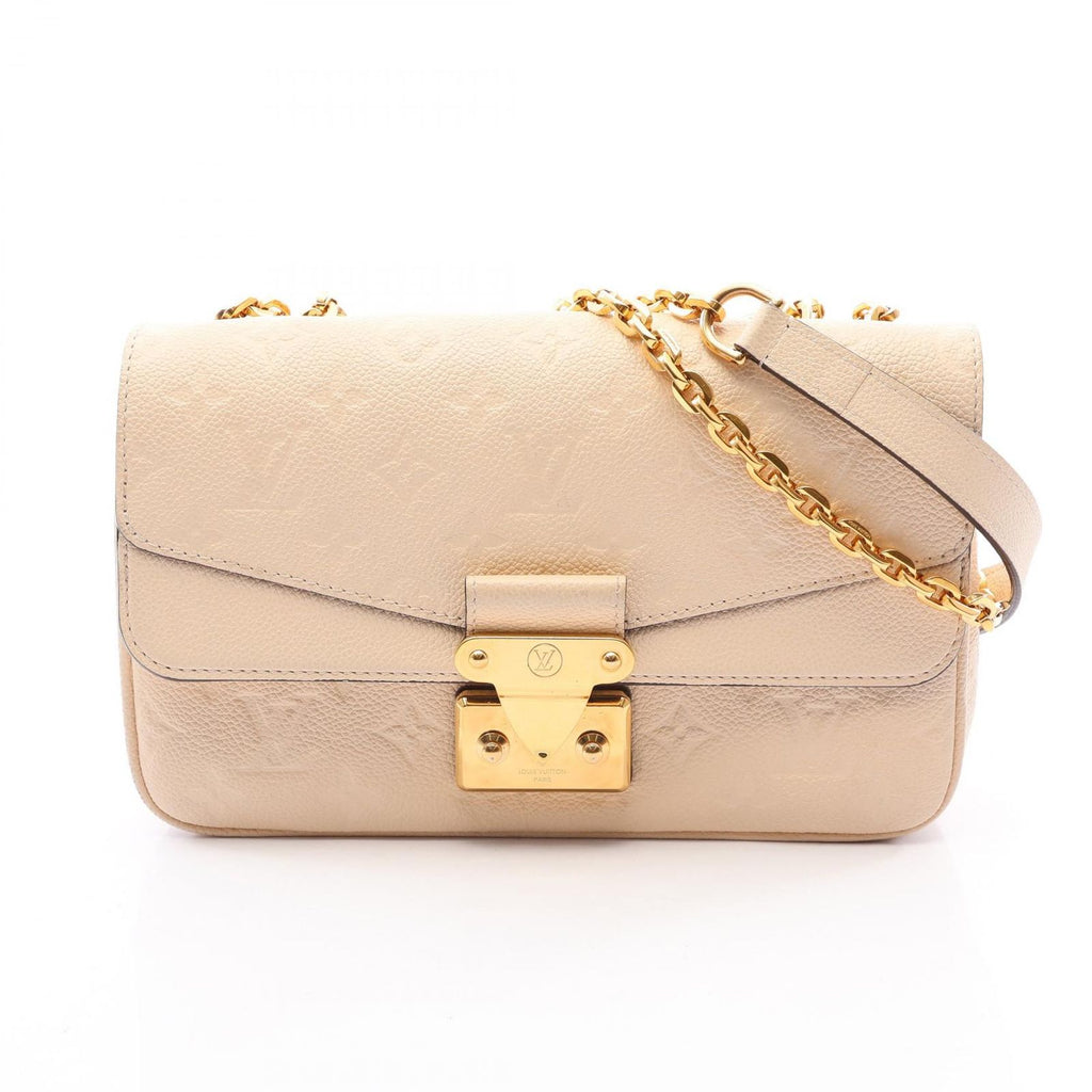 Louis Vuitton Shoulder Bag Malso Monogram Empreinte Cream Leather