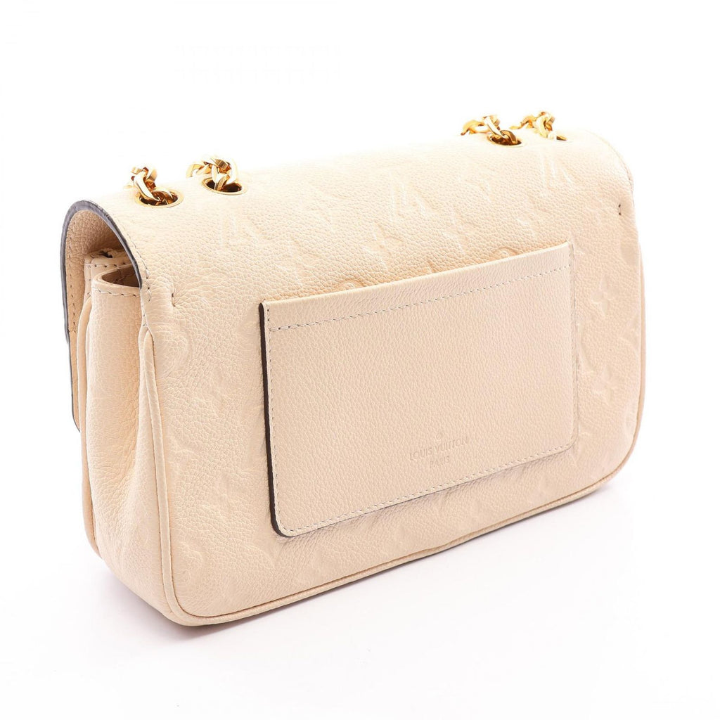 Louis Vuitton Shoulder Bag Malso Monogram Empreinte Cream Leather — view 2