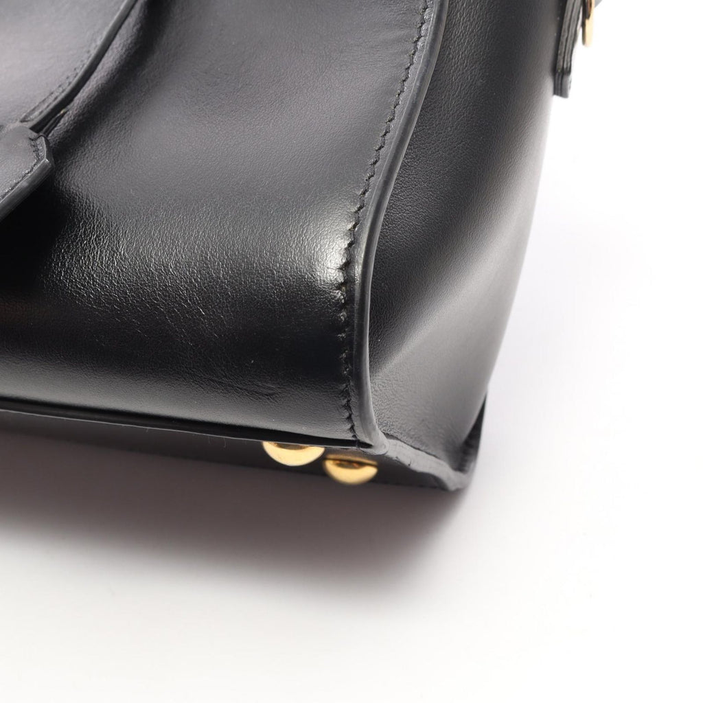 Saint Laurent Paris Handbag YSL Line Baby Monogram Cabas 2-Way Black Leather — view 7