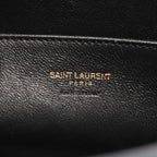 Saint Laurent Paris Handbag YSL Line Baby Monogram Cabas 2-Way Black Leather — view 4