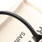 Saint Laurent Paris Tote Bag Rive Gauche Noe Ivory Black Leather Large — view 8