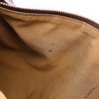 Fendi Shoulder Bag Zucca Brown Black Canvas Leather — view 6