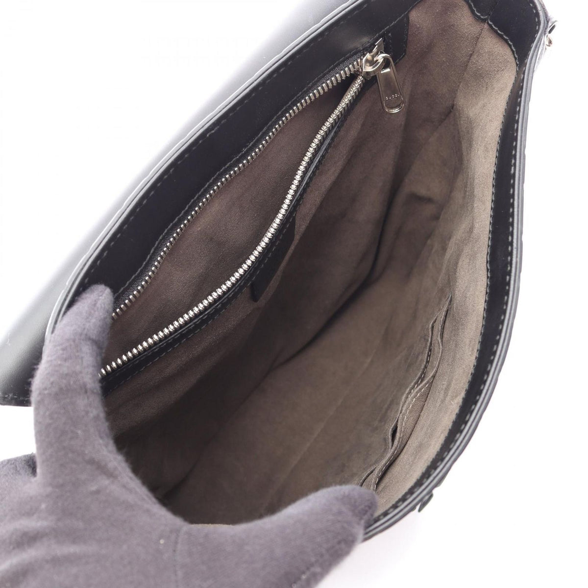 Gucci Shoulder Bag Guccissima Black Leather — view 3