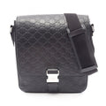 Gucci Shoulder Bag Guccissima Black Leather