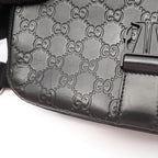 Gucci Shoulder Bag Guccissima Black Leather — view 5