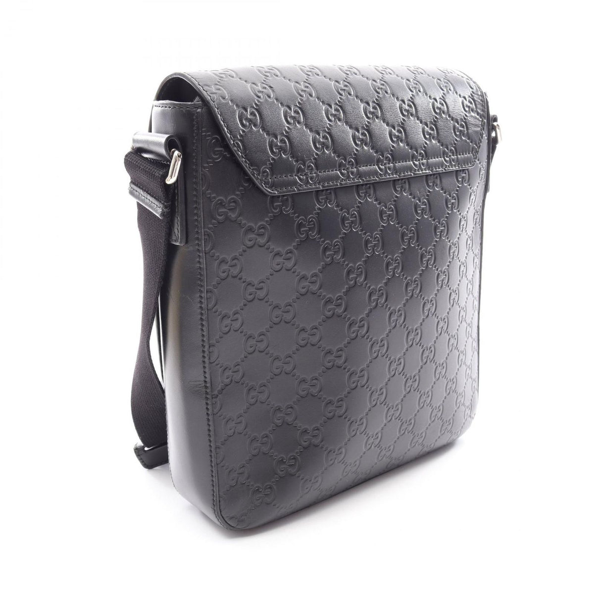 Gucci Shoulder Bag Guccissima Black Leather — view 2